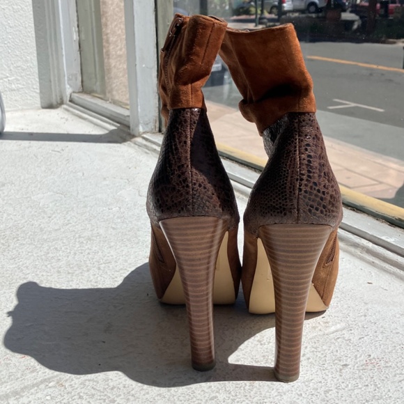 Bakers Brown Leather Suede Katerina boots - Picture 6 of 13